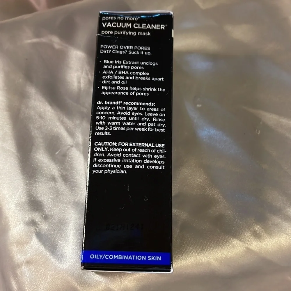 Dr Brandt “Pores No More”Vacuum Cleaner” Pore Purifying Mask 1 oz